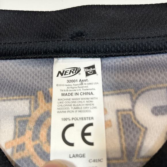 Nerf Dart Tag Official Competition Jersey Adult Large NWT 100% Polyester - Picture 8 of 14